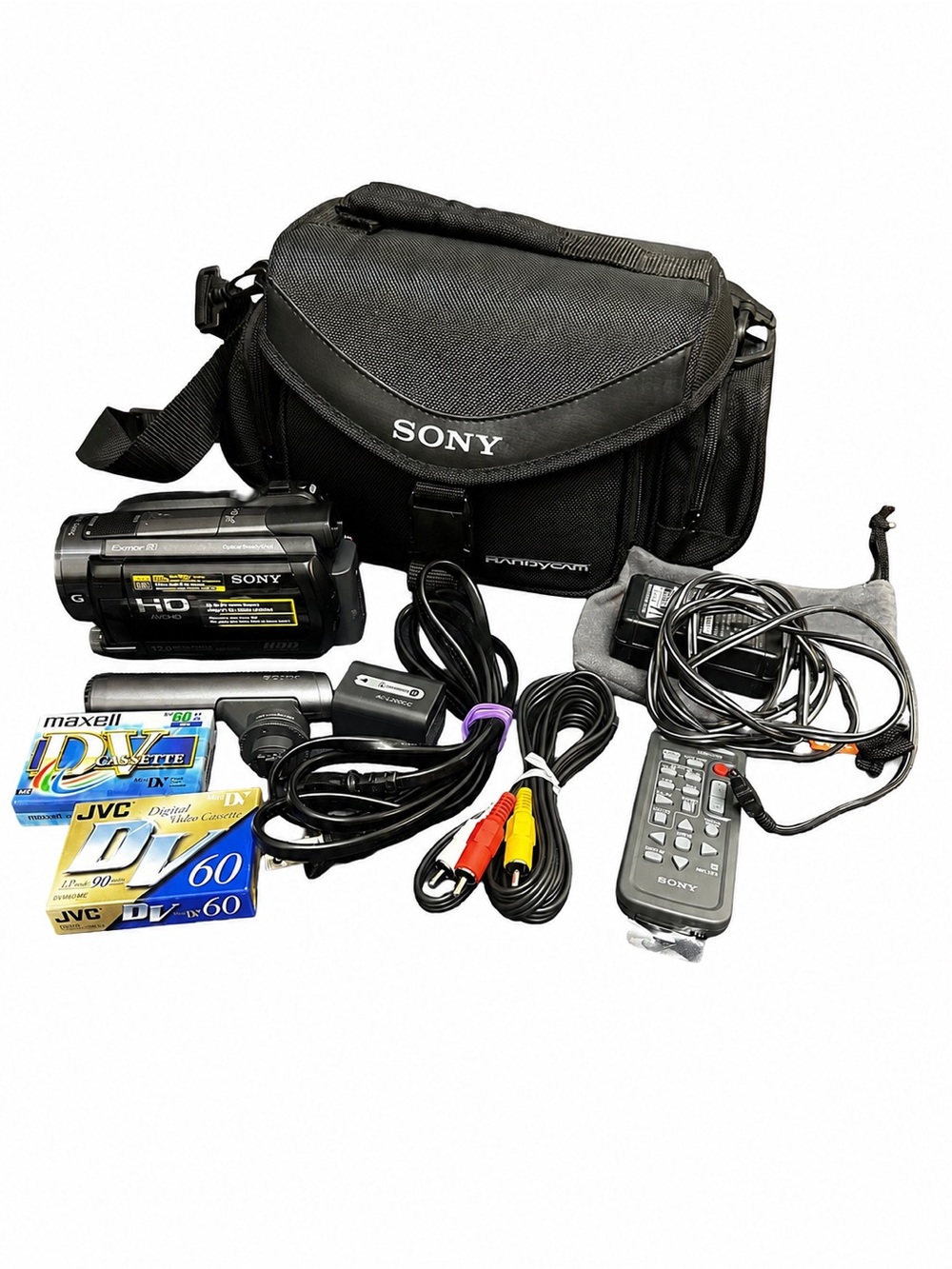 Sony Handycam HDR-XR520 240GB HD Camcorder Bundle w/ ECM-HST1 Mic